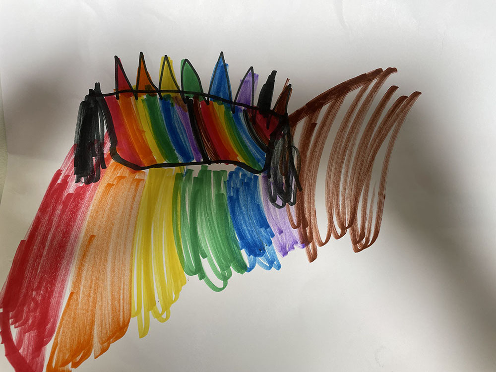Rainbow Animal by Layla