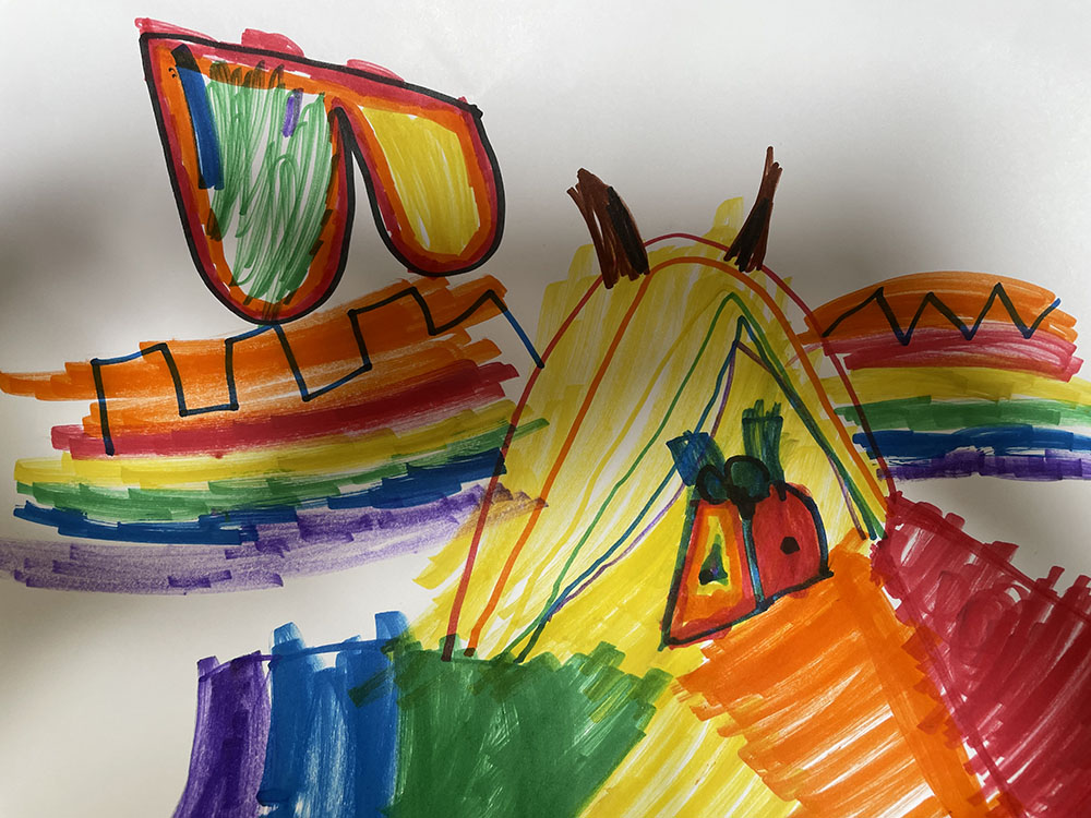 Rainbow Animal by Layla