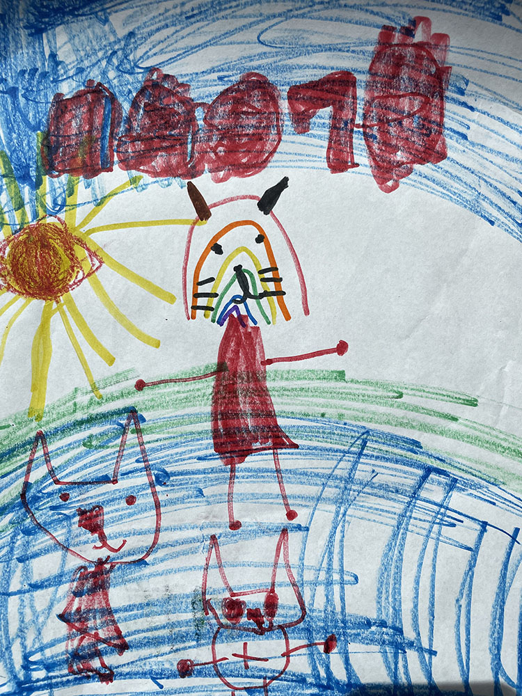 Rainbow Animal by Layla