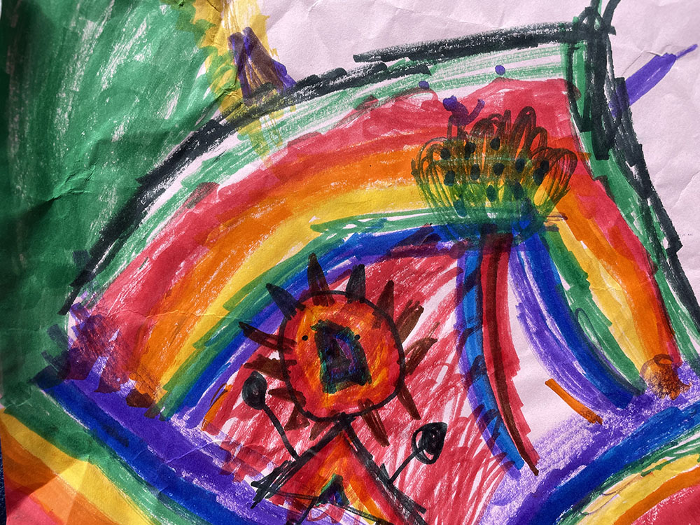 Rainbow loro by Layla